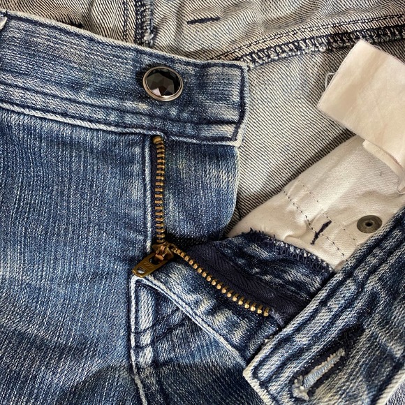 Giordano Woman's Drop Waist Boot Cut Jeans Sz 24 - Picture 7 of 7